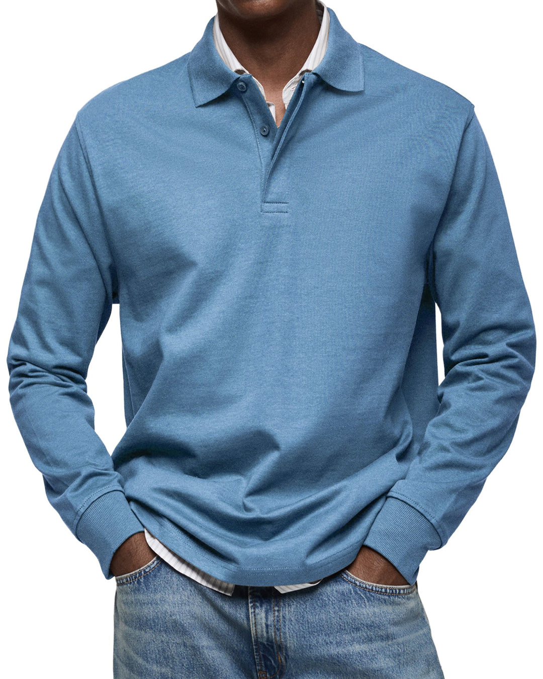 Sverre | Elegant langermet poloskjorte