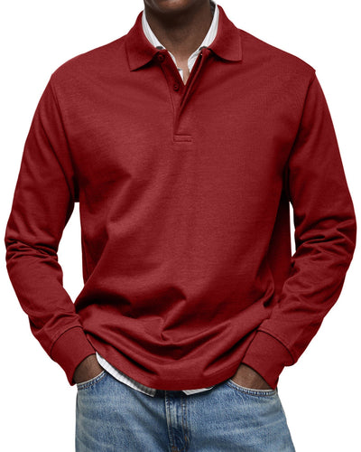 Sverre | Elegant langermet poloskjorte
