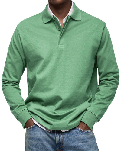 Sverre | Elegant langermet poloskjorte