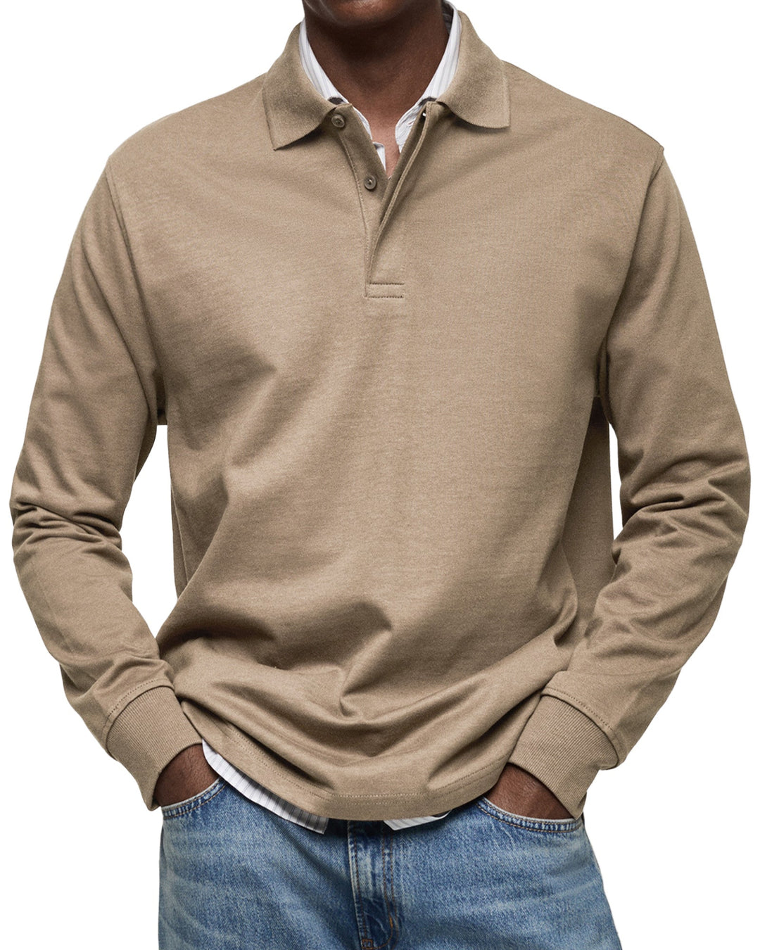 Sverre | Elegant langermet poloskjorte