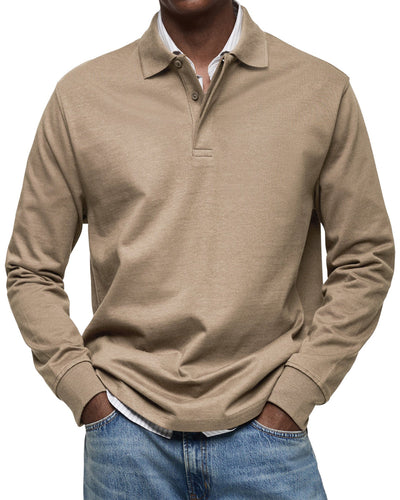 Sverre | Elegant langermet poloskjorte