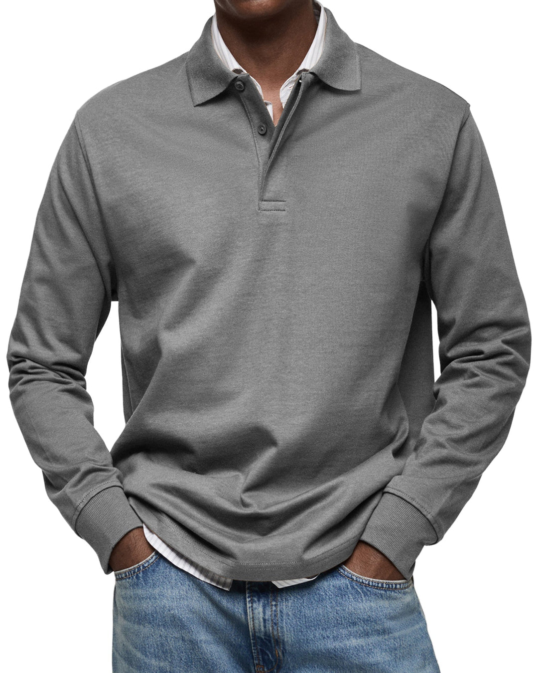 Sverre | Elegant langermet poloskjorte