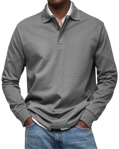 Sverre | Elegant langermet poloskjorte