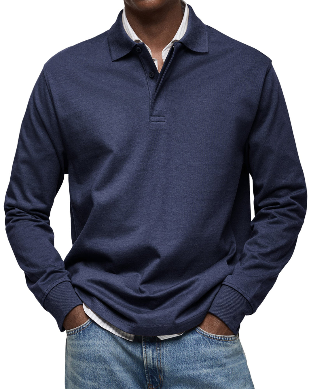 Sverre | Elegant langermet poloskjorte