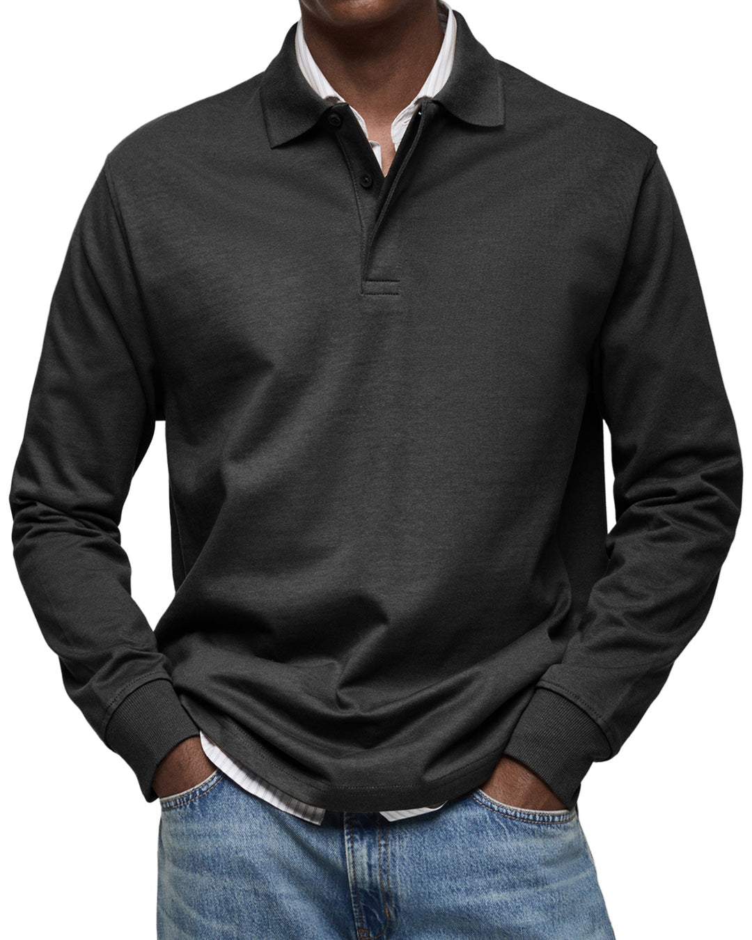 Sverre | Elegant langermet poloskjorte