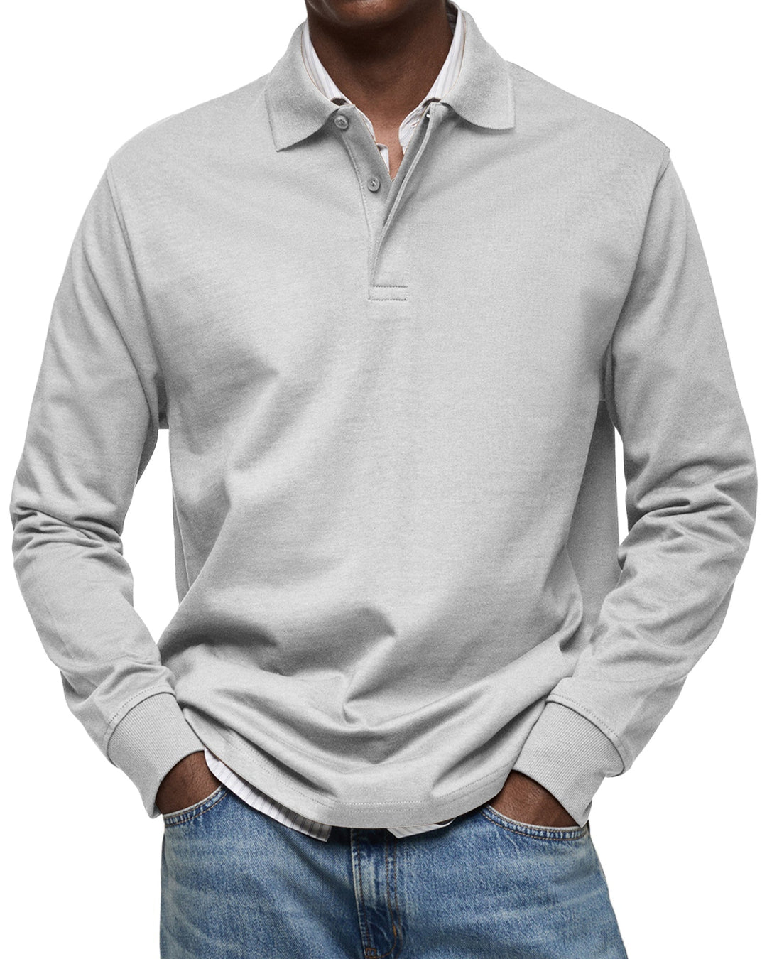 Sverre | Elegant langermet poloskjorte