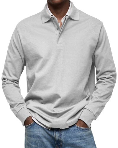 Sverre | Elegant langermet poloskjorte