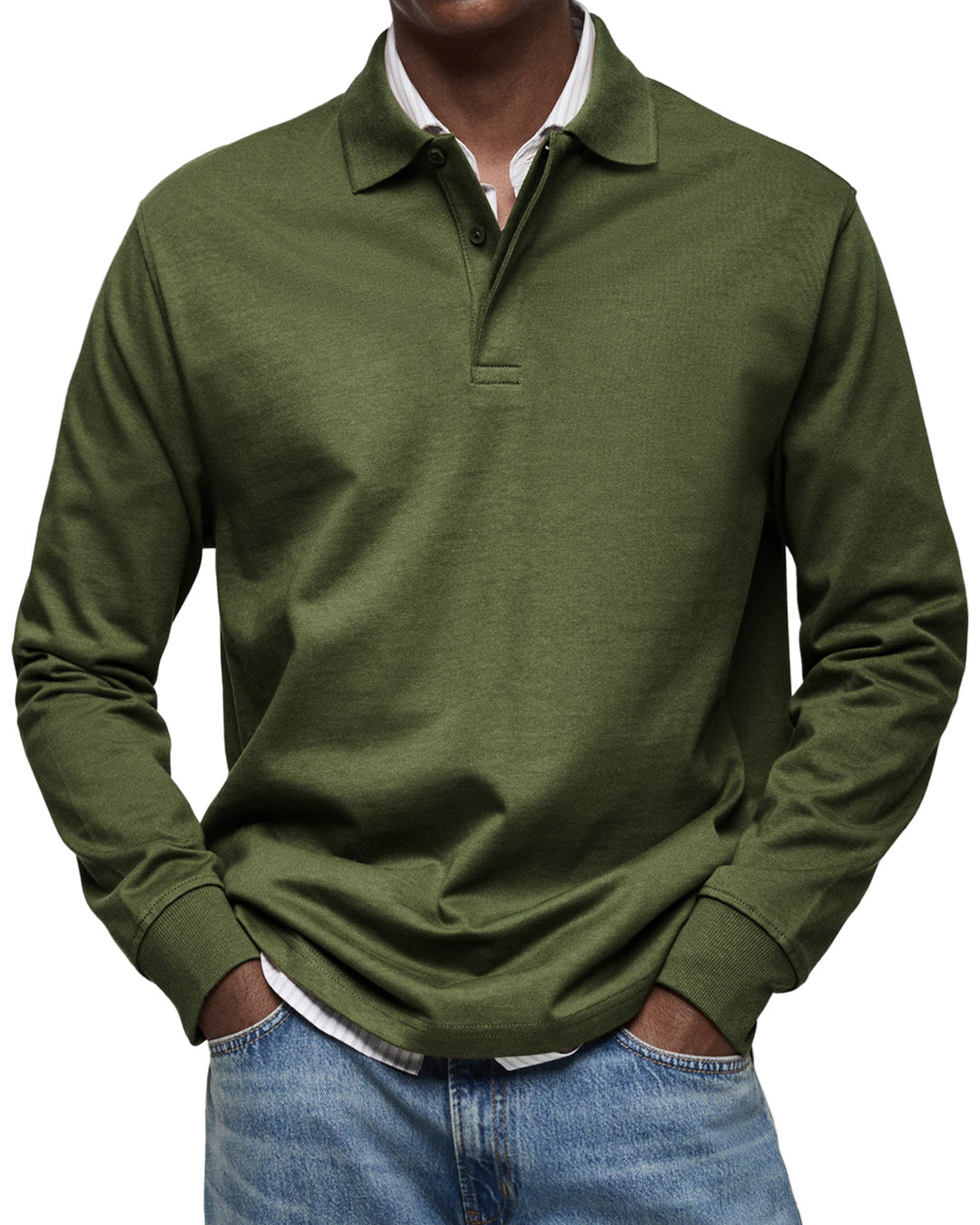 Sverre | Elegant langermet poloskjorte