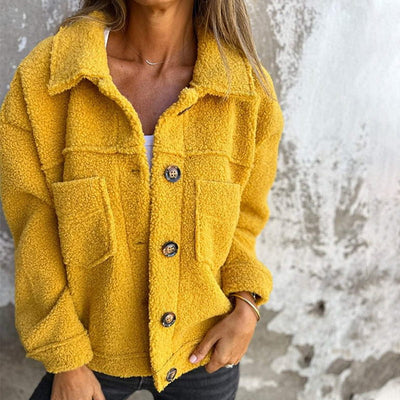 Tiril | Myk jakke med knapper