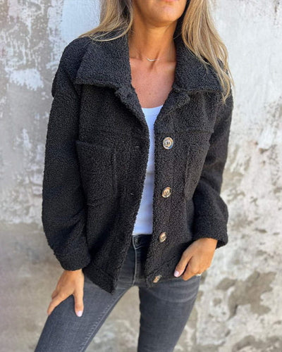 Tiril | Myk jakke med knapper